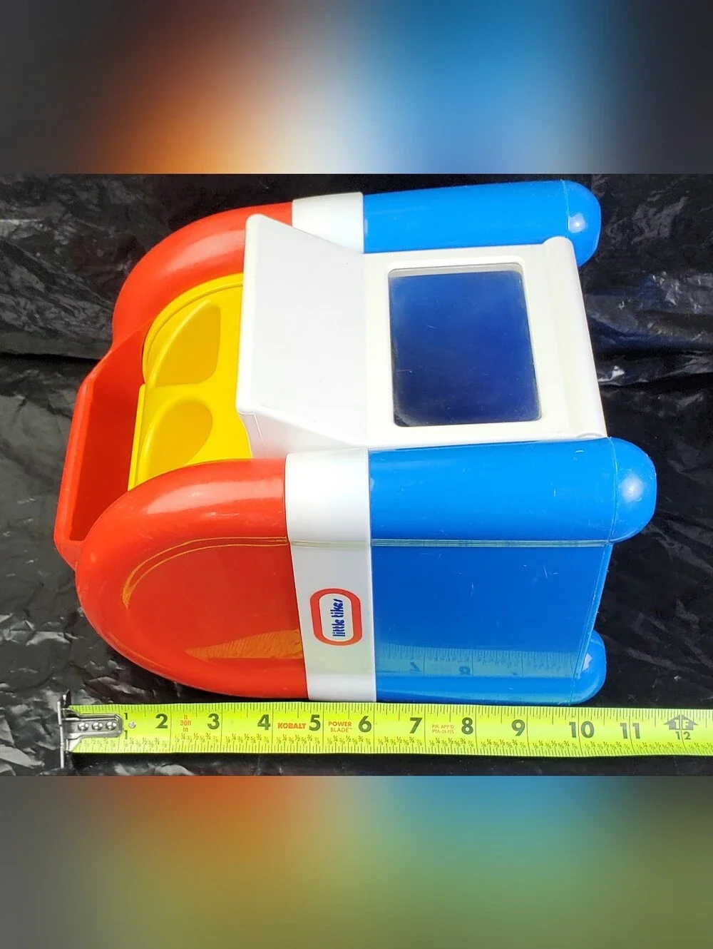 Little Tikes Vintage Mailbox Shape Sorter Toy w/ 3 Shapes 1528 USA Made - GUC